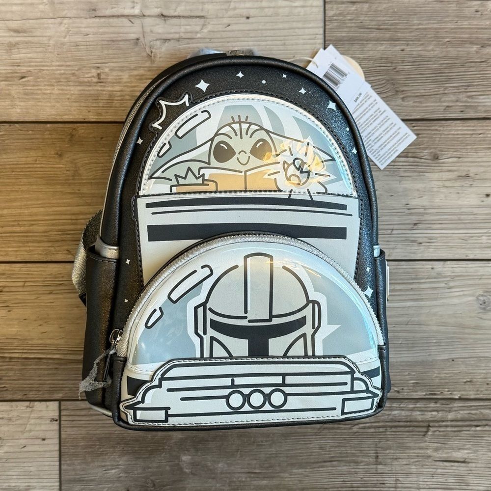 NWT Loungefly | Disney Star Wars Mandalorian and Grogu Mini Backpack
